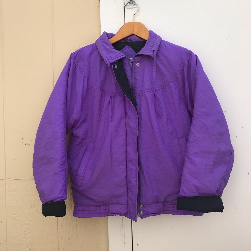 Vintage Westside Purple Puffer Jacket